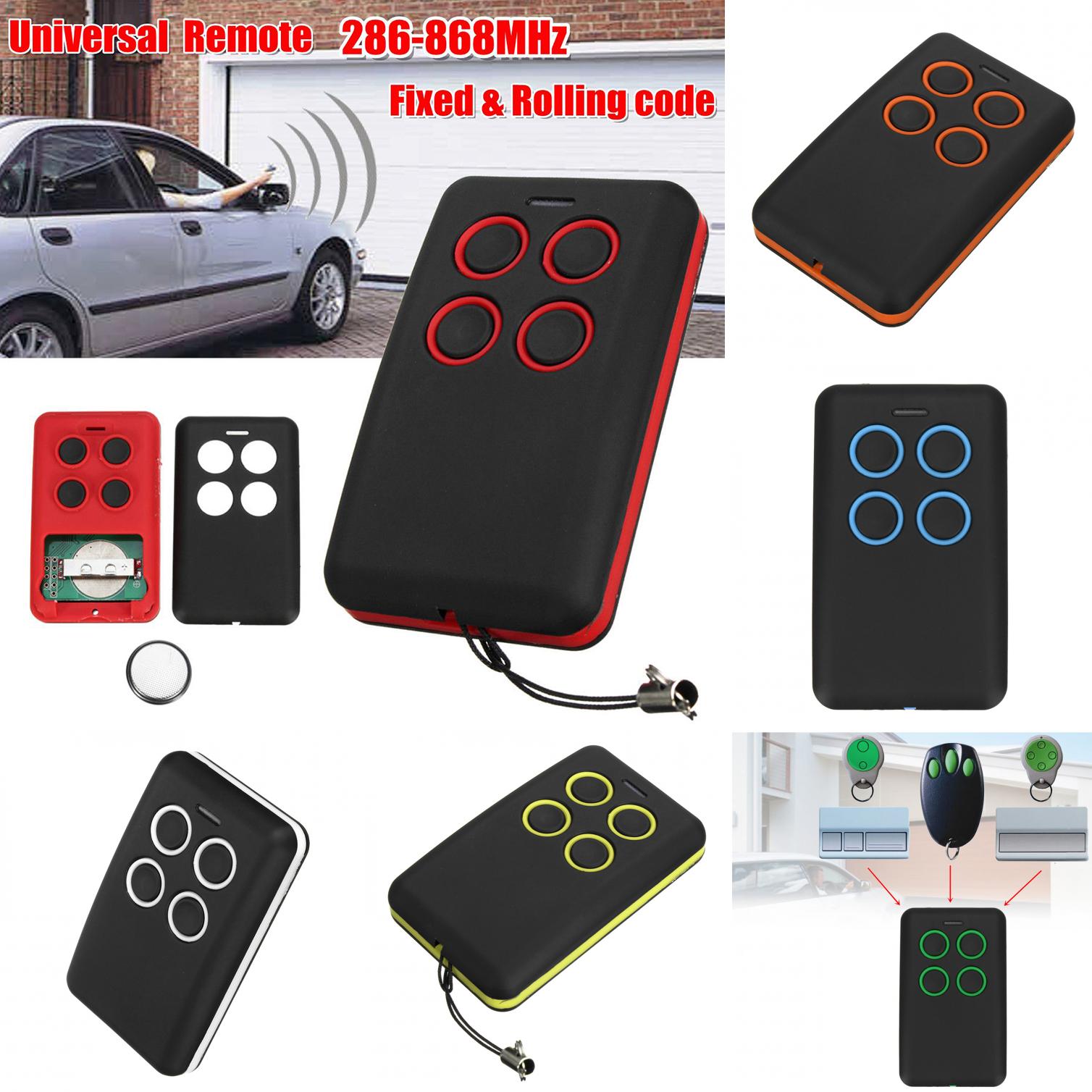 Details About 286 868mhz Universal Clone Remote Control Key Electric Gate Garage Door Bling
